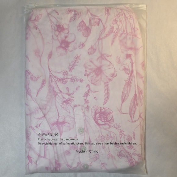 Pink Women's SleepwearIZZY + TOBY Pink Floral Nightgown Victorian Lace Cotton S - Picture 2 of 6